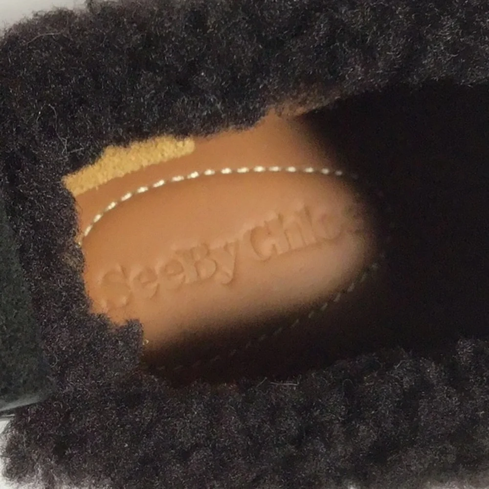 NEW See by Chloe ESPADRILLE SNEAKER BLACK Sz 35